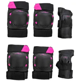 ochraniacze-raven-dexard-black-pink-s