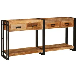 stoliki-konsolowe-2-szt-brazowy-161-x-33-x-75-cm-drewno-z-mango