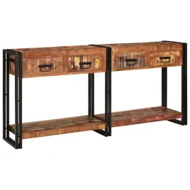 stoliki-konsolowe-z-polka-2-szt-wielokolorowe-161-x-33-x-75-cm