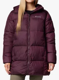 plaszcz-damski-columbia-fioletowy-klasyczny-z-kapturem-l