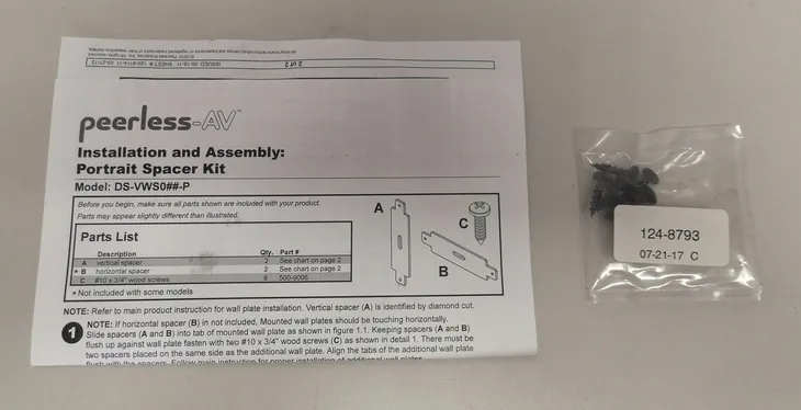peerless-av-ds-vws040-p-element-dystansowy-kod-producenta-ds-vws040-p-3dp-abs3-01-gr