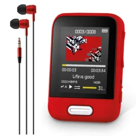 mp3-sencor-sfp-7716rd-czerwony-16-gb