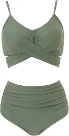 stroj-kapielowy-bikini-wysoki-stan-z-wiazaniem-zielony-s