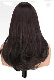 peruka-damska-45-cm-z-grzywka-brazowa-warstwowa-syntetyczna-feshfen