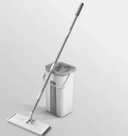 mop-plaski-obrotowy-z-wyciskaczem-i-wiadrem-dwukomorowym-promis-ms106n