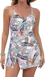 sukienka-kapielowa-kolorowy-wzor-biala-l-shekini