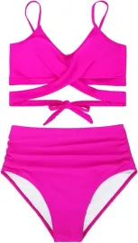 stroj-kapielowy-bikini-z-wysokim-stanem-ozdobne-wiazanie-fuksja-s