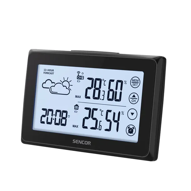 stacja-pogodowa-zegar-budzik-sencor-sws-2850-lcd-material-tworzywo-sztuczne