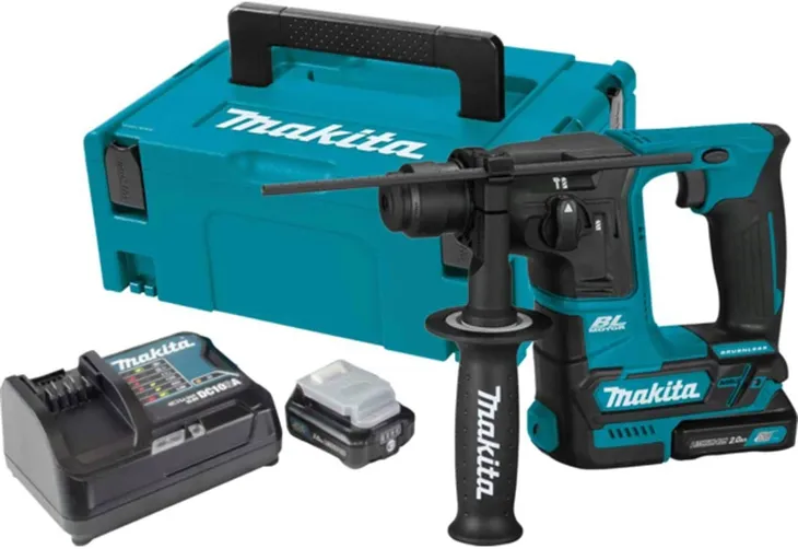 makita-mlotowiertarka-udarowa-sds-plus-hr166dsmj-2-x-4ah-ladowarka-11j-funkcyjnosc-2-funkcyjny-wiercenie-z-i-bez-udaru