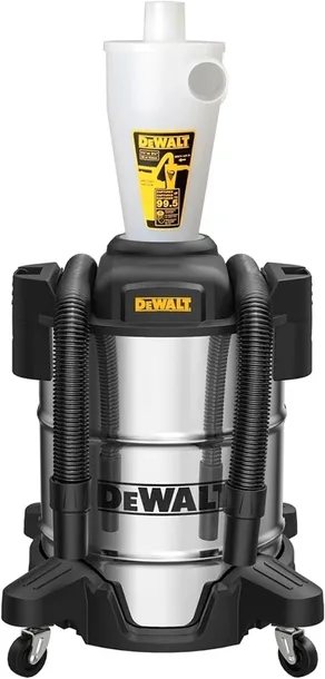 DEWALT SEPARATOR CYKLONOWY PYŁU DO ODKURZACZA PRZEMYSŁOWEGO MOKRO/SUCHO 38L