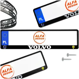 ramka-pod-tablice-volvo-los-1-szt-wkrety-gratis-gwarancja-jakosci-nadruku