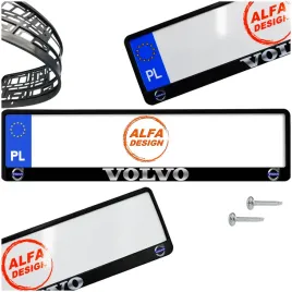 ramka-pod-tablice-volvo-1-szt-wkrety-gratis-gwarancja-jakosci-nadruku