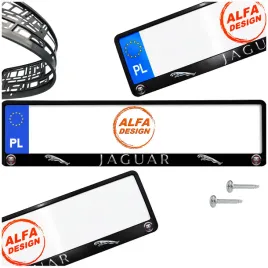 ramka-pod-tablice-jaguar-1-szt-wkrety-gratis-gwarancja-jakosci-nadruku