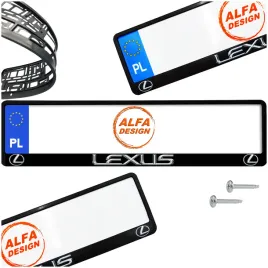 ramka-pod-tablice-lexus-1-szt-wkrety-gratis-gwarancja-jakosci-nadruku