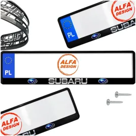 ramka-pod-tablice-subaru-1-szt-wkrety-gratis-gwarancja-jakosci-nadruku
