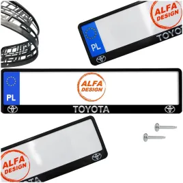 ramka-pod-tablice-toyota-1-szt-wkrety-gratis-gwarancja-jakosci-nadruku