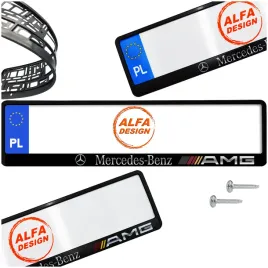 ramka-pod-tablice-mercedes-amg-1-szt-wkrety-gratis-gwarancja-jakosci-nadruk