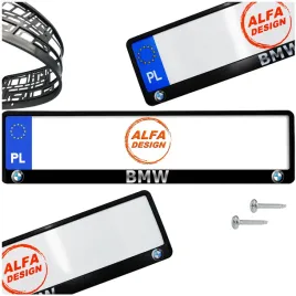 ramka-pod-tablice-bmw-1-szt-wkrety-gratis-gwarancja-jakosci-nadruku
