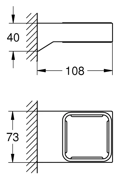 uchwyt-scienny-do-akcesoriow-grohe-selection-cube-40865000-waga-z-opakowaniem-1-kg-kod-producenta-40865000