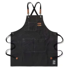 fartuch-kuchenny-stek-bzdur-czarny-75x68-cm-extra-mocny-z-kieszenia