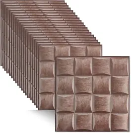 ldxdru-20-szt-samoprzylepnych-paneli-sciennych-3d-z-pvc-30x30-cm-brazowe