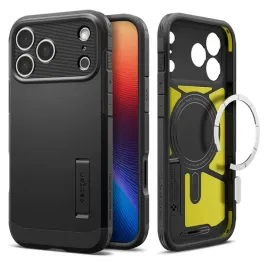 spigen-tough-armor-magfit-etui-magsafe-do-iphone-17-pro-stojak-czarny