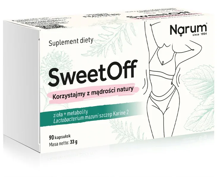 Narum SweetOff | 90 kapsułek | Probiotyk | Karine
