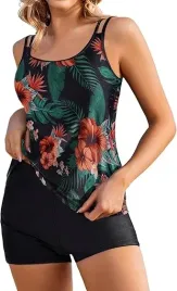 stroj-kapielowy-tankini-szorty-czarny-kwiaty-l-aimage