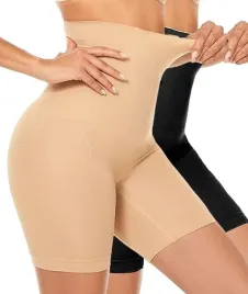 szorty-wyszczuplajace-brzuch-majtki-modelujace-czarne-bezowe-2-szt-5xl