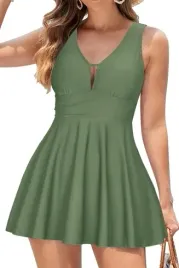 sukienka-kapielowa-z-szortami-zielona-l-shekini