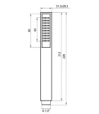 deante-anemon-czarny-ksztalt-prostokatny