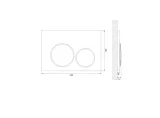 cersanit-luna-przycisk-splukujacy-do-wc-bialy-zloty-k97-0629-linia-luna