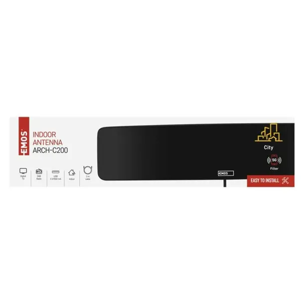 antena-pokojowa-wewnetrzna-city-arch-c200-dvb-t2-dab-filtr-lte-4g-5g-model-j0703-kolor-czarny