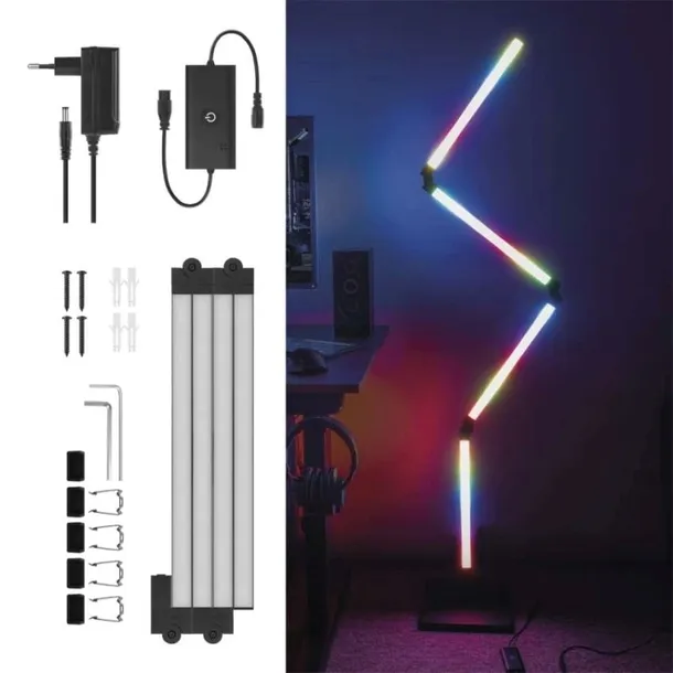 lampa-stojaca-led-175-cm-ciepla-biel-rgb-ic-wifi-czarna-zcw34br-gosmart-rodzaj-gwintu-zintegrowane-zrodlo-led-kod-producenta-zcw34br
