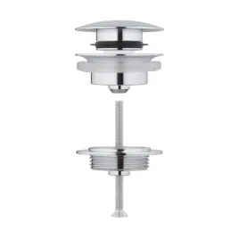 korek-z-przelewem-grohe-klik-klak-srebrny-chrom-okragly