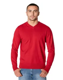 megitarnow-sweter-meski-v-neck-s1s-czerwony-serek-dekolt-v-rozmiar-l