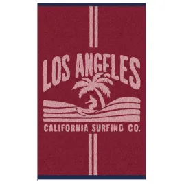 recznik-plazowy-duzy-100x160-bawelna-egipska-zwoltex-bordowy-los-angeles