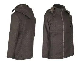 kurtka-pikowana-megitarnow-brazowa-z-kapturem-do-polowy-uda-rozmiar-42