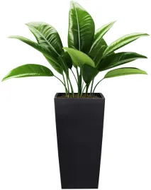 doniczka-tworzywo-sztuczne-szary-deco4home-26-cm-x-26-x-50-cm