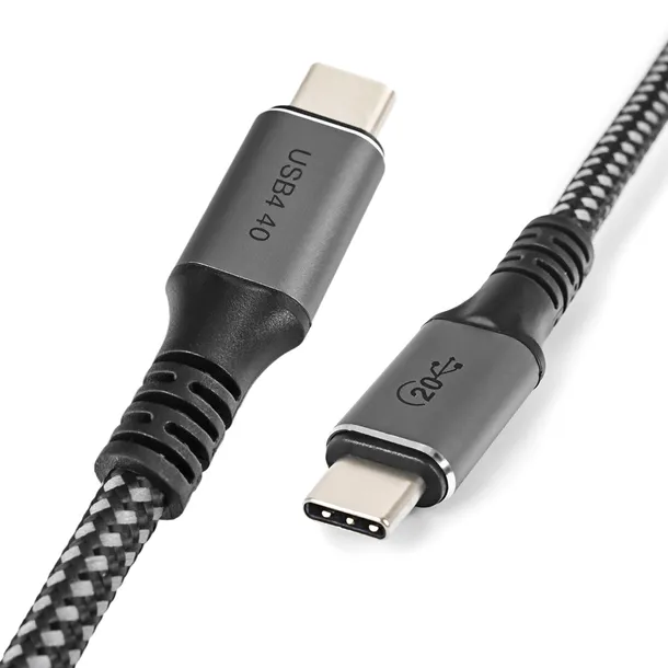 kabel-usb-c-4-0-40gbit-s-spacetronik-spc010-1m-kolor-szary-dlugosc-przewodu-1-m