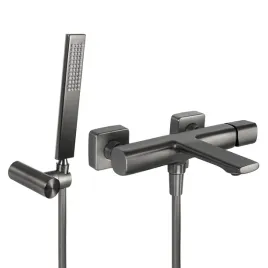 bateria-wannowa-jednouchwytowa-scienna-laveo-tores-szary