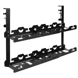 podwojny-organizer-na-kablepod-biurko-spacetronik-maskownica-polka-czarna