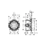 uniwersalny-element-podtynkowy-hansgrohe-ibox-kolor-czarny