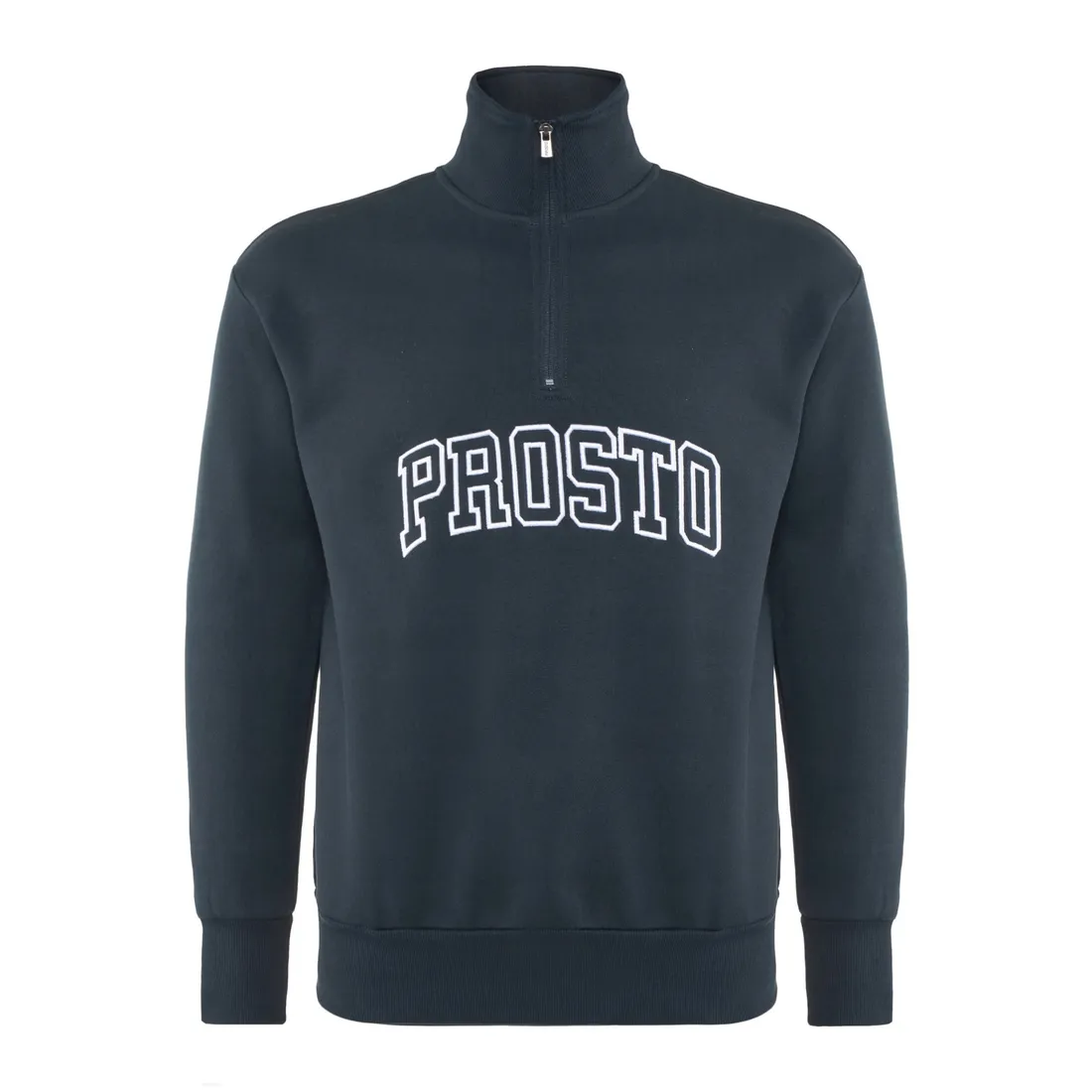 bluza-meska-prosto-half-zip-mobi-navy-m