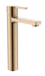 roca-bateria-umywalkowa-naia-rose-gold-wysoka-cold-start-bez-korka