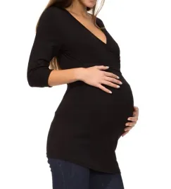 przyszla-mama-bluzka-ciazowa-rekaw-3-4-bez-wzoru-wiskoza-rozmiar-2xl-3xl