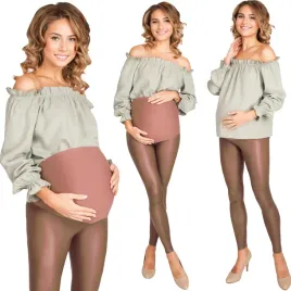 przyszla-mama-legginsy-ciazowe-dluga-bawelna-brazowy-rozmiar-m