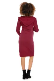 peekaboo-sukienka-ciazowa-przed-kolano-dlugi-rekaw-czerwony-rozmiar-xl