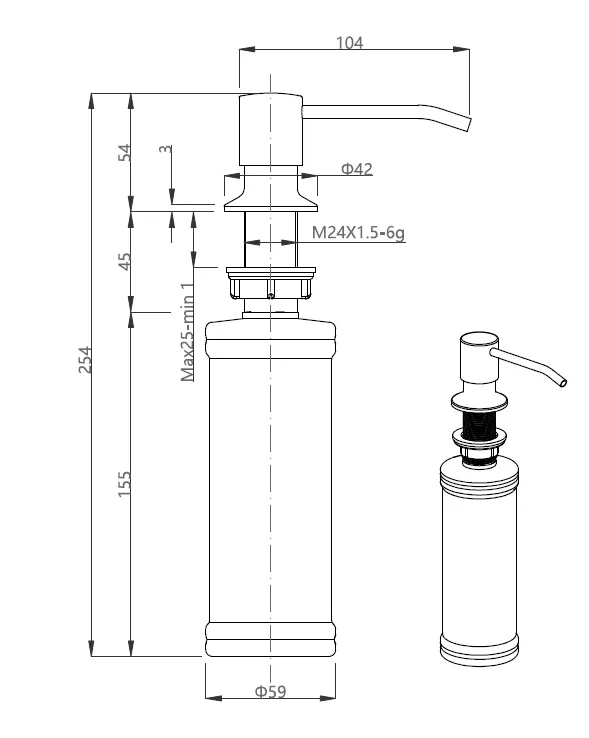 dozownik-quadron-keira-320-ml