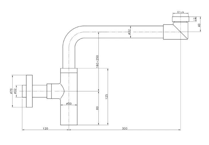 axus-lux-akces-polsyfon-umywalkowy-o-32-oszczedzajacy-przestrzen-czarny-mat-srednica-32-mm